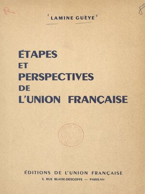 cover image of Étapes et perspectives de l'Union française